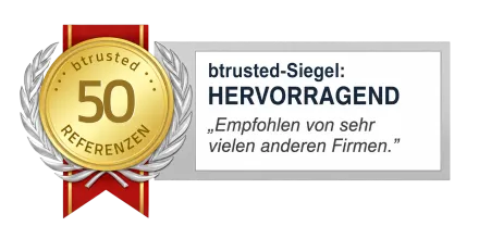 BTrusted Bewertungssiegel – Telefonservice vom Testsieger